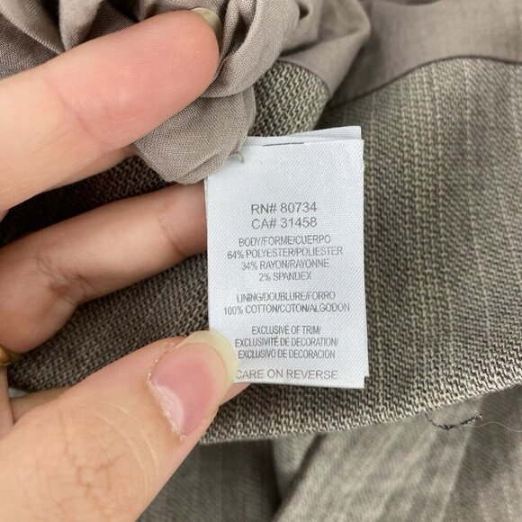 To The Max Women's Mini Skirt Belted Tie Waist Size 10 Gray - Picture 4 of 7